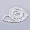 Imitation Jade Glass Round Beads Strands X-DGLA-S076-8mm-21-2