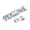 3D Lampwork & Brass Core European Beads LAMP-Q042-01E-2
