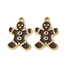 304 Stainless Steel Enamel Pendants STAS-L300-012G-42-1