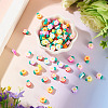 Handmade Polymer Clay Beads CLAY-TAC0015-04-5