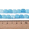 Baking Paint Crackle Glass Beads Strands DGLA-N019-01B-01-2