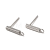 Non-Tarnish 304 Stainless Steel Stud Earring Finding X-STAS-C080-06A-P-1