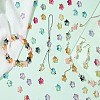 100Pcs Gradient Color Handmade Lampwork Beads DIY-SZ0010-51B-9