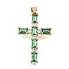 Brass Pave Cubic Zirconia Pendants CU-CBAE7DF-11G-D01-1