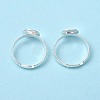 Brass Pad Ring Base Findings X-EC022-S-5