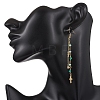 Cross 304 Stainless Steel Dangle Earrings EJEW-JE06779-2