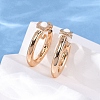 Alloy Silicone Clip-on Earrings EJEW-Z120-01G-02-3
