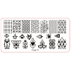 Stainless Steel Nail Art Templates Stamping Plate Set MRMJ-S048-101-1