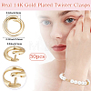 50Pcs Brass Open Jump Rings KK-BBC0027-90A-2