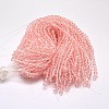 Imitate Austrian Crystal Bicone Glass Beads Strands X-GLAA-F029-6x6mm-15-3