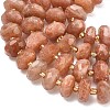 Natural Sunstone Beads Strands G-L642-J01-03-4