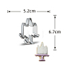 DIY 430 Stainless Steel Unicorn & Cake-shaped Cutter Candlestick Candle Molds CAND-PW0001-512E-1