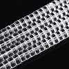 Transparent Glass Beads Strands GLAA-N028-3x6mm-01-1