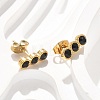 304 Stainless Steel Stud Earrings EJEW-F361-01G-5