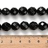 Natural Black Tourmaline Beads Strands G-H329-E02-10mm-5