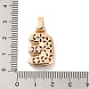 Brass Micro Pave Cubic Zirconia Pendants KK-C076-29E-G02-3