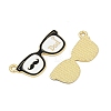 Father's Day Alloy Enamel Pendants ENAM-V001-03F-G-2