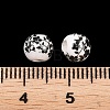 Handmade Printed Porcelain Beads X1-PORC-Q201-6mm-5-3