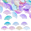 70Pcs 7 Colors Transparent Spray Painted Glass Pendants GLAA-DC0001-19-1