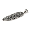 316 Surgical Stainless Steel Pendants STAS-Z073-80AS-2