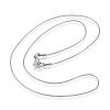 Non-Tarnish 304 Stainless Steel Snake Chain Necklaces NJEW-D285-02P-1