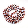 Baking Painted Glass Beads Strands DGLA-N003-10mm-A03-2