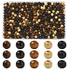 500Pcs 5 Colors Natural Wood Beads WOOD-YW0001-97-1