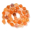 Natural Orange Botswana Agate Beads Strands G-N342-40-3