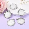 Tibetan Style Alloy Pendant Cabochon Settings LS-TIBEP-N003-71AS-2
