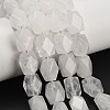 Natural Quartz Crystal Beads Strands G-Q608-11O-1