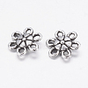 Tibetan Style Alloy Flower Pendants LS-LF1006Y-2