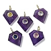 Natural Mixed Stone Faceted Pendants G-F819-03G-2