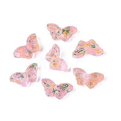 Picasso Transparent Glass Beads SEED-N012-05-1