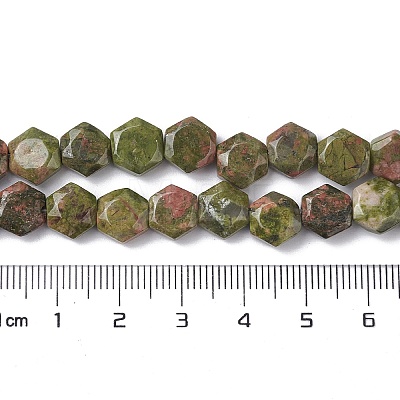 Natural Unakite Beads Strands G-K359-C15-01-1