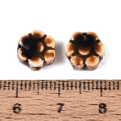 Vintage Handmade Porcelain Beads PORC-N013-25-20-1
