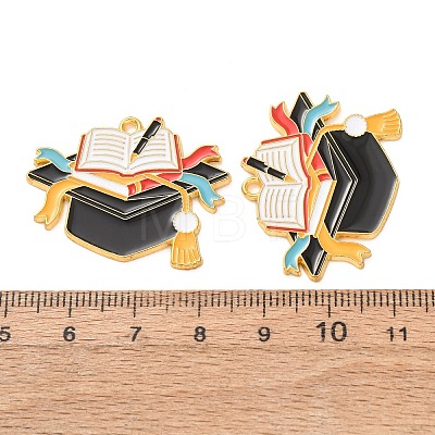 Graduation Season Alloy Pendants AL-B001-01G-C-1