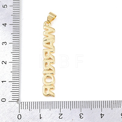 Brass Pendants KK-C162-054A-02G-1