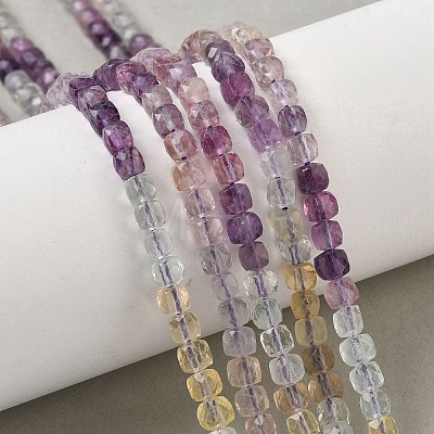 Natural Fluorite Beads Strands G-G991-C01-1