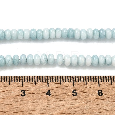 Ombre Effect Dyed Glass Beads Strands GLAA-C043-01B-1