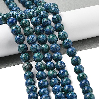 Natural Sesame Jasper/Kiwi Jasper Beads Strands X-G-L614-A01-01-1