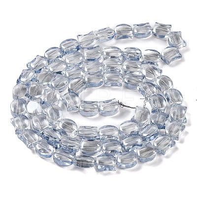 Electroplate Glass Beads Strands EGLA-Q128-07A-AB05-1