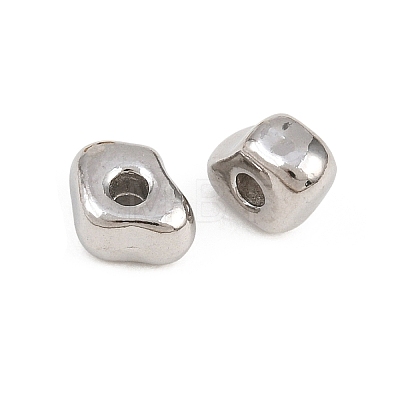 Irregular 304 Stainless Steel Beads STAS-D394-03D-P-1
