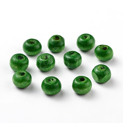 Dyed Natural Wood Beads WOOD-Q006-6mm-05-LF-1