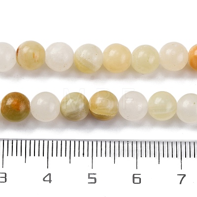 Natural Afghan Jade Beads Strands G-B130-6mm-01-1