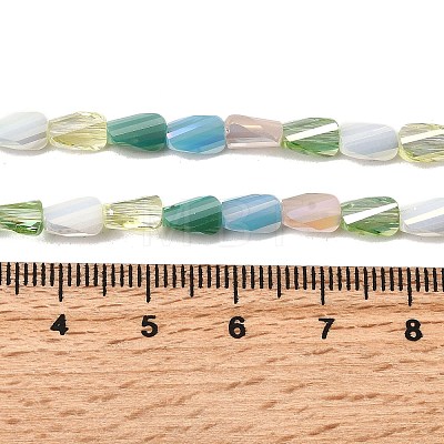 Electroplate Glass Beads EGLA-D300-01A-02-1