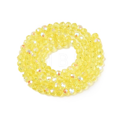 Electroplate Glass Beads Strands EGLA-A044-T4mm-L29-1