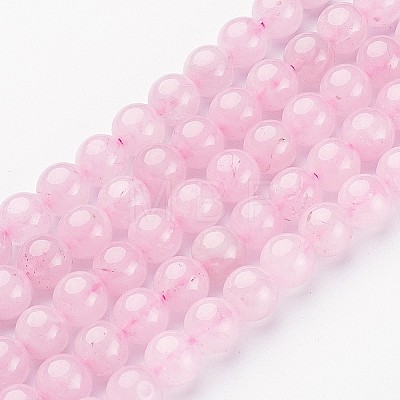 Natural Rose Quartz Beads Strands GSR4mmC034-1