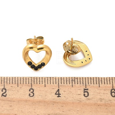 304 Stainless Steel Stud Earrings EJEW-F361-04G-1