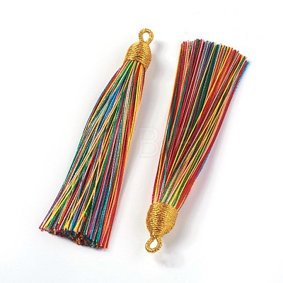 Nylon Tassel Big Pendants FIND-F008-F19-1