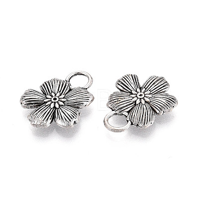 Tibetan Style Alloy Pendants TIBEP-T053-17AS-1